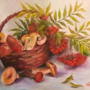“Autumn Vibes." oil painting
