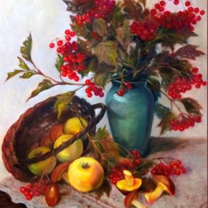 “Autumn Delight.” Oil Painting