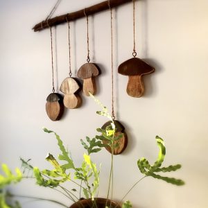mushroom hanging ornament