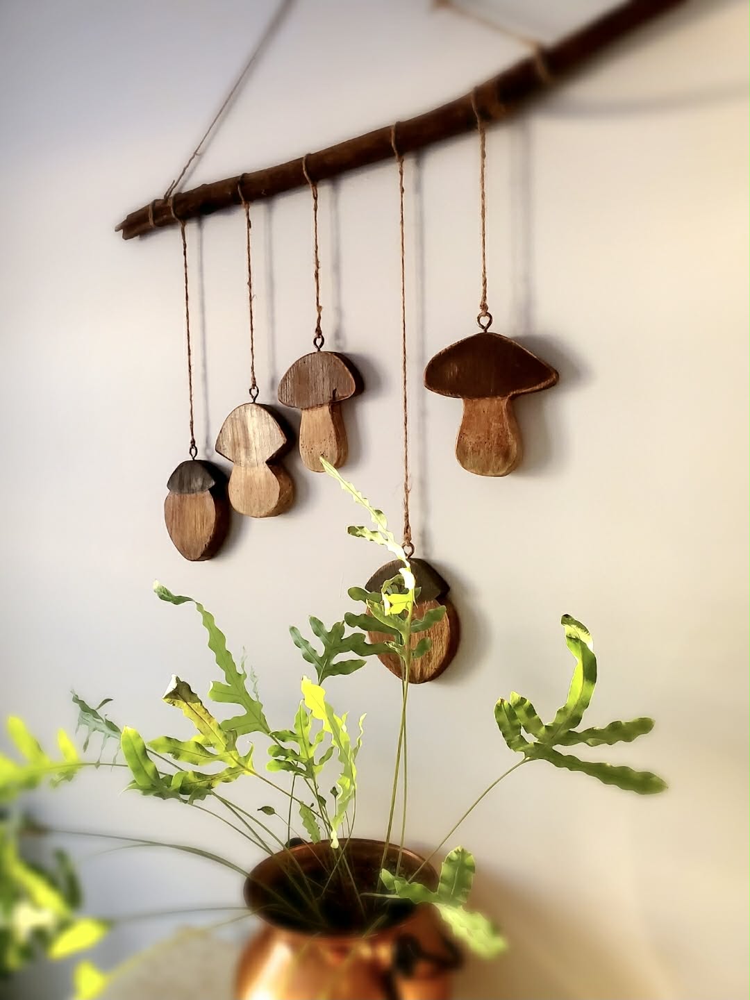 mushroom hanging ornament